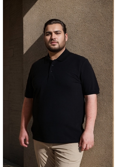 Buratti Erkek Polo Yaka T Shirt 5902127b Siyah Siyah