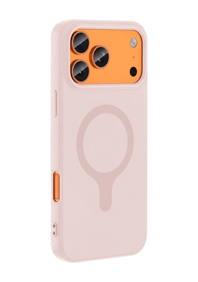 Joko Apple İphone 18 Pro/17 Pro Z Silikon Magsafe Kapak - Pembe Standart
