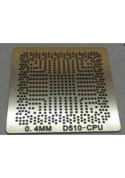 Kalıp Stencil D510-Cpu 0.4 Mm Işlemci Kalıbı
