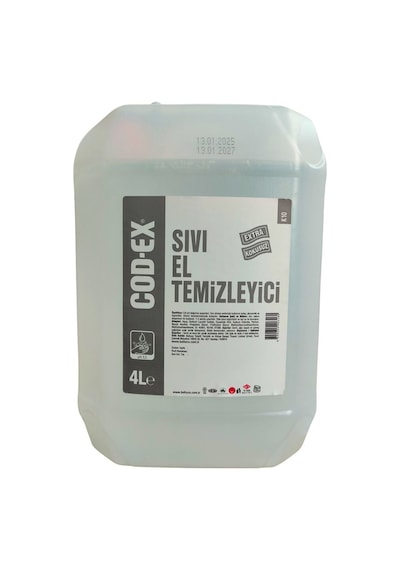 Cod-Ex Kokusuz Sıvı El Temizleyici 4 L