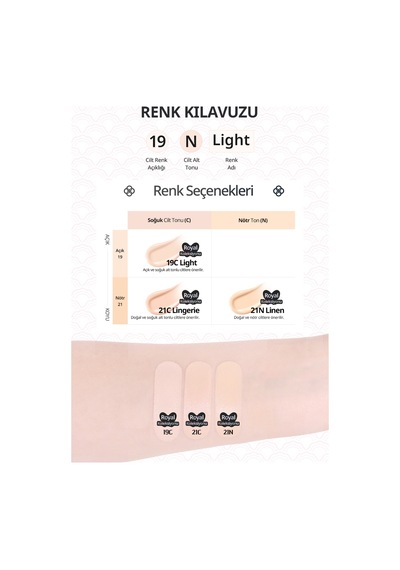 Cıca İçerikli, Yüksek Kapatıcı Yarı Mat Clıo Kill Cover Founwear Cushion Set 19c Light Spf40pa++