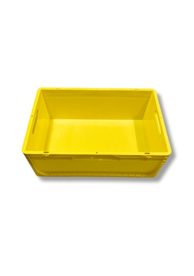 Alpbx 1.kalite Sarı Plastik Kasa 60x40x22 Cm - Kutu 44 Litre Sarı