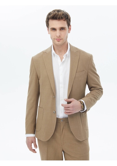 Kip Vizon Mikro Modern Fit Takım Elbise Vizon