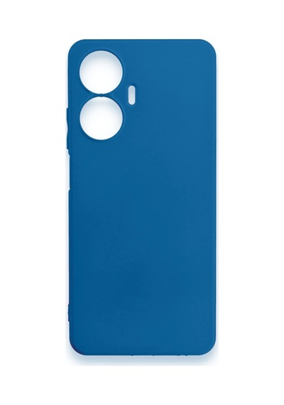 Realme C55 Kılıf First Silikon - Mavi 0.2M-Çok Renkli