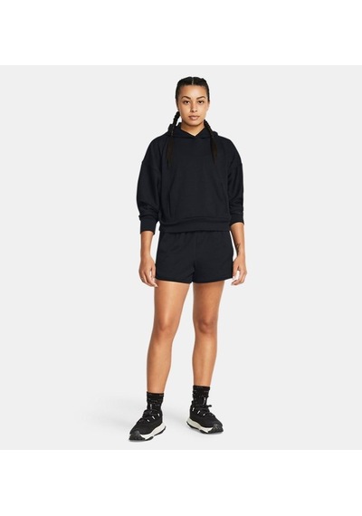 Under Armour Kadın Journey Rib Oversized Kapüşonlu Üst 1382732-001 Siyah