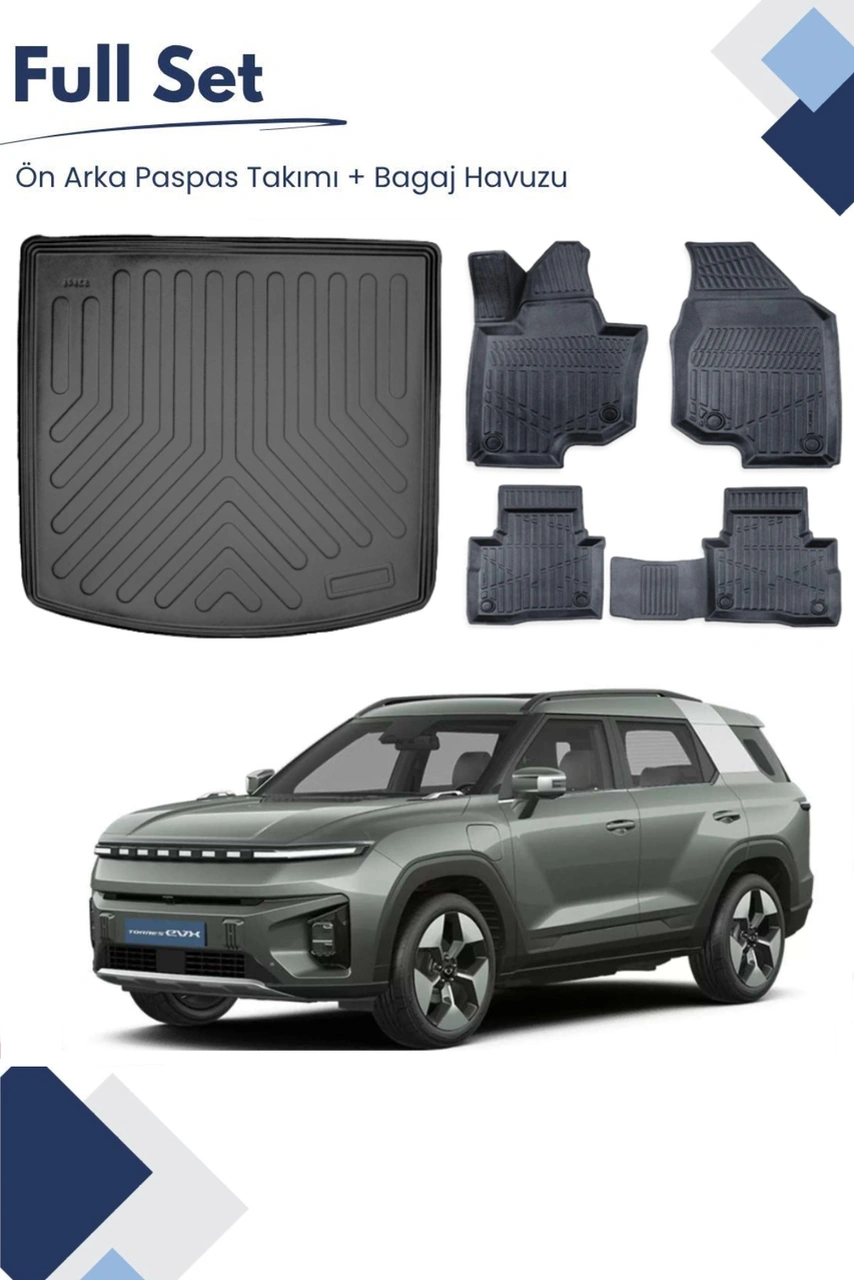 Ssangyong Torres Evx 2024-2025 Model Tam Uyumlu Paspas+bagaj Havuzu Seti