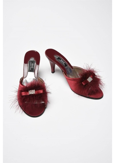 Gc 215 Kadin Ev Terliği - Bordo Bordo