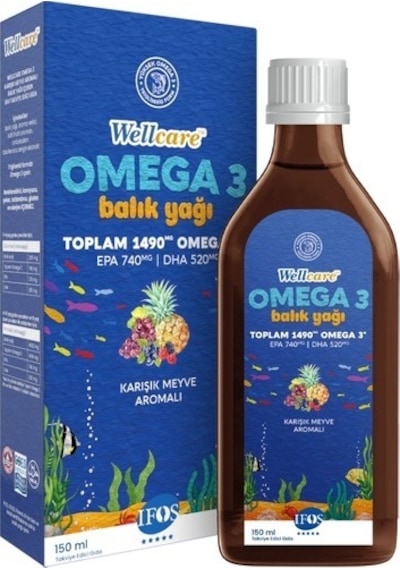 Wellcare Omega 3 Karısık Srup