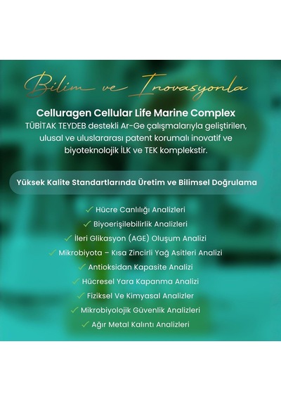 Balık Kolajen Peptitleri Ve Ca-akg İçeren Complex 10.000 Mg Marine Collagen Takviye Tip 1 Aromasız 30 Günlük