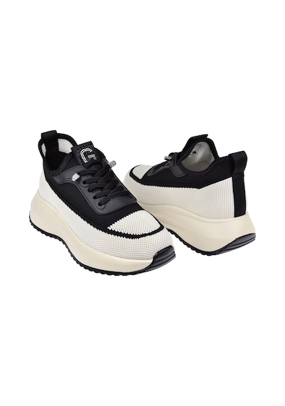 Guja Taş Detaylı Triko Kadın Spor Ayakkabı Sneaker Gj-26y3012 Siyah