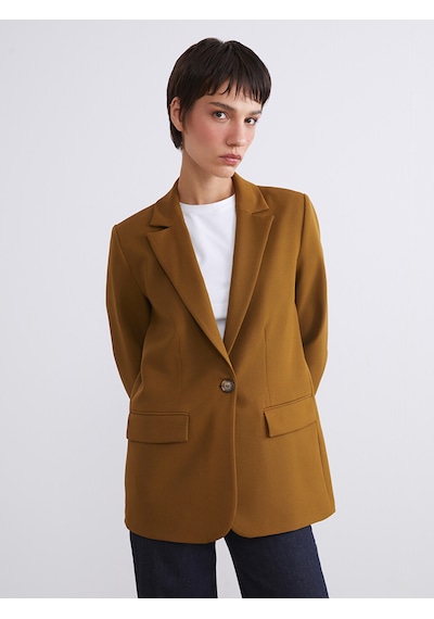 Lcw Vision Yeşil Krep Kadın Blazer Ceket