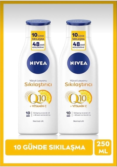 Sıkılaştırıcı Vücut Losyonu Q10 Vitamin C 2 X 250 Ml