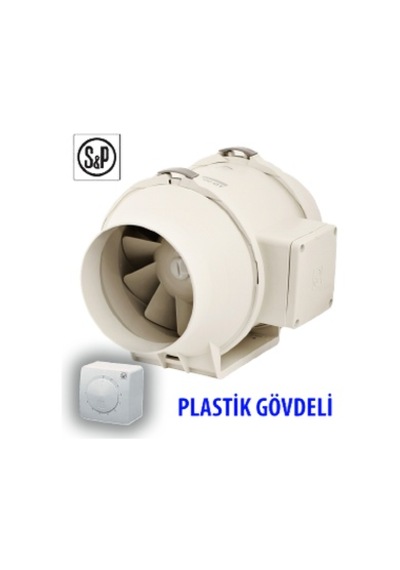 Soler&Palau TD 500/150 Susturucusuz Kanal Tipi Fan (Hız Anahtarı Dahil)