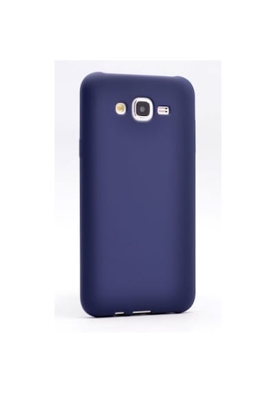 Samsung Galaxy Uyumlu J7 Kılıf Esnek Yapılı İnce Slim Silikon Kapak Ryc/premier Lacivert