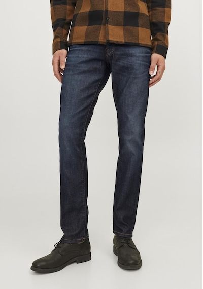 Jack & Jones Erkek Glenn 919 Slim Fit Jean 12259815 Blue Denim