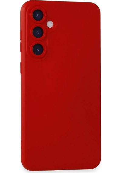 Newface - 150 - Samsung Galaxy S24 Kılıf Nano İçi Kadife Silikon - Edntrend - - Kırmızı