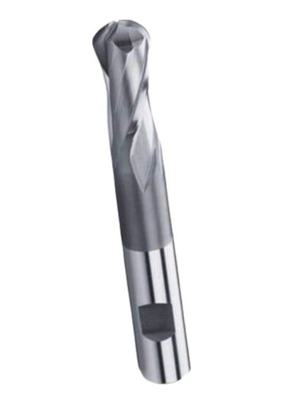 10mm Zps 2 Ağız Kısa Küre Freze Dın1889 Hssco8