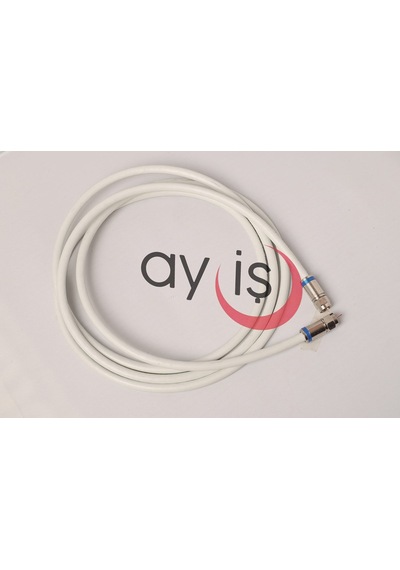 Ay-iş Rg6 4k/full Hd/3d Tv Uydu Kablosu, Saf Çelik Uçlu Anten/uydu Kablosu, Dvb-t, Dvb-c, Dvb-s, Dvb-s2 F Anten Ara 3 Metre Sku: Zeusb0bpsmgmls
