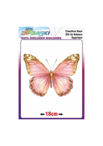 Ütü İle Yapışan Tekstil Transfer Baskı 2226