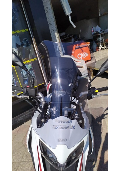 2019-23 Benelli Trk 251 Uzun Ön Cam Zeus Açık Füme 56cm 4mm Trk251