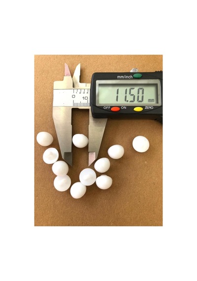 11,5 Mm Ayaklı Inci Düğme 30 Adet Diğer Aksesuarlar Beyaz - 78152465