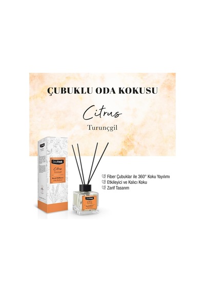 Çubuklu Oda Kokusu 100 Ml Turunçgil