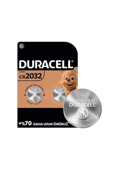 Sh Duracell Cr2032 Lityum Düğme Pil 2li Paket Najmaddin