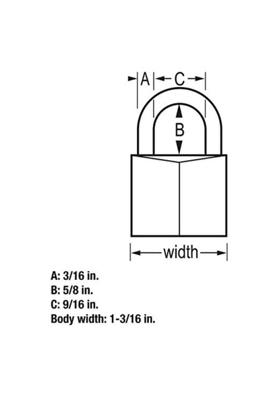 Master Lock Kapalı Alüminyum Asma Kilitler, Anahtarlı Küçük Kilit
