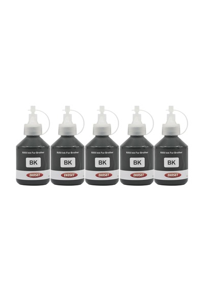 Ekoset Brother Dcp T300 T310 Uyumlu Siyah Mürekkep 100 ML 5 Adet