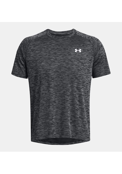 Under Armour Ua Tech Textured Ss Erkek T-shirt-31821 Siyah