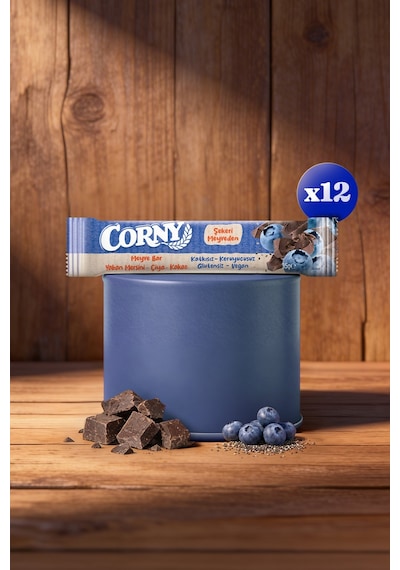 Corny Kuruyemiş Ve Meyve Bar Yaban Mersini -chia-kakao 35 Gr X12l