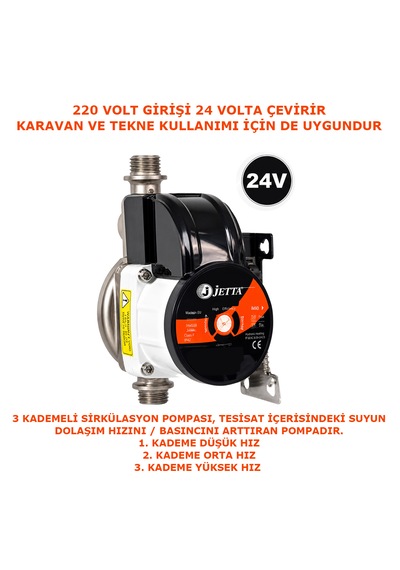 Otomatik Sirkülasyon Pompası 3 Kademeli