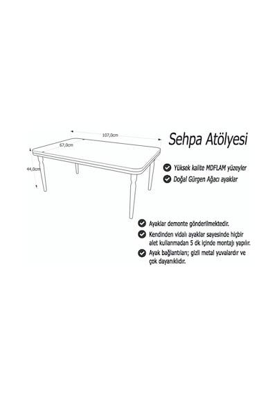 Akset Orta Sehpa Lüx Siyah Mermer Akset Orta Sehpa Lüx Siyah Mermer