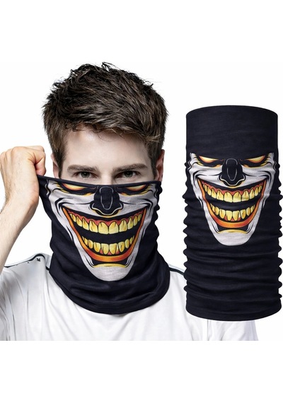Erturkstore Joker Gülüşlü Baf Maske Çok Amaçlı Boyunluk Bandana 3 No Çok Renkli