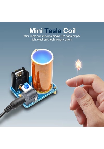 Dc 9-12v Bd243 Mini Tesla Bobin Kiti Modülü Kendin Yap Hobi Devresi Dıy Lehimleme Kiti Demonte Montesiz