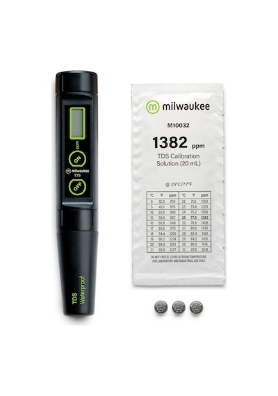 Milwaukee T75 Su Geçirmez TDS Ölçüm Cihazı Siyah