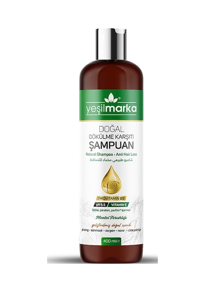 Yeşilmarka Doğal Dökülme Karşıtı Şampuan Mentol Ferahlığı 400 ML