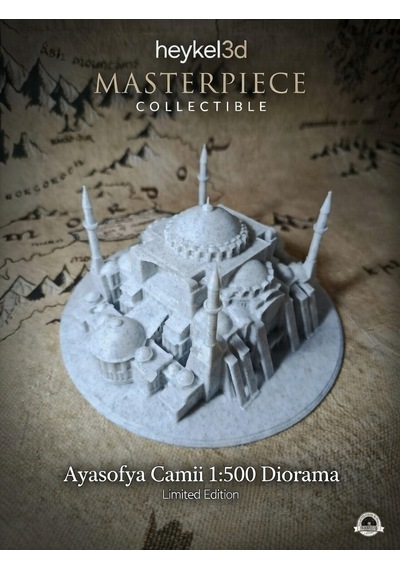 Ayasofya Camii 1:500 Diorama Biblo Mermer