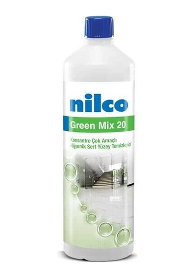Nilco 32001035 Green Mix 20 Konsantre Çok Amaçlı Hijyenik Sert Yüzey Temizleyici 1000 Ml Tekli
