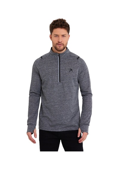 Adams Advance Spor Sweatshirt Erkek Yüksek Yaka 1/4 Fermuar 001