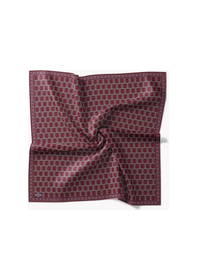 Silk Home Twill İpek Eşarp - 11521-06 Bordo Siyah