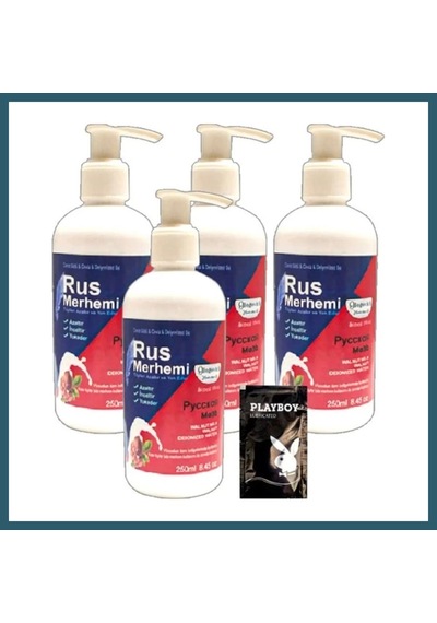 Bezos Playboy 4lüx 250 Ml Ceviz Sütlü & Cevizli Rus Merhemi Tüy Dökücü Krem + 1 Armağan Jel Ob