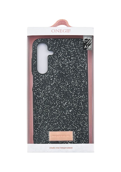 Nettech Samsung Galaxy A16 Uyumlu Simli Arka Koruma Kılıf - Pembe Pembe