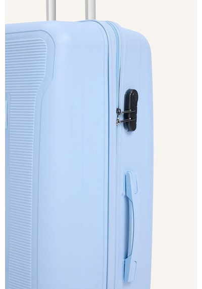 Defacto Unisex Sert Kapaklı Büyük Boy Valiz H2407axnsbe814 Mavi-be814