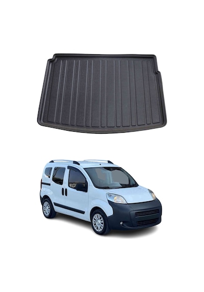 Peugeot Bipper Combi Koltuklu Van 2008+ Uyumlu Araca Özel Kauçuk Bagaj Havuzu Siyah