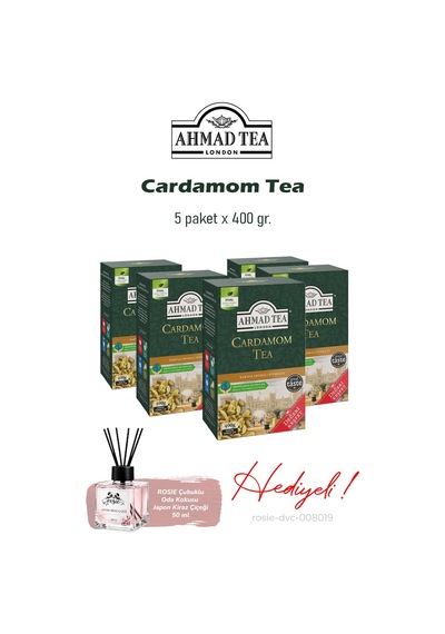 5 Paket Cardamom Dökme Çay 400 Gr. Ve Rosıe Koku