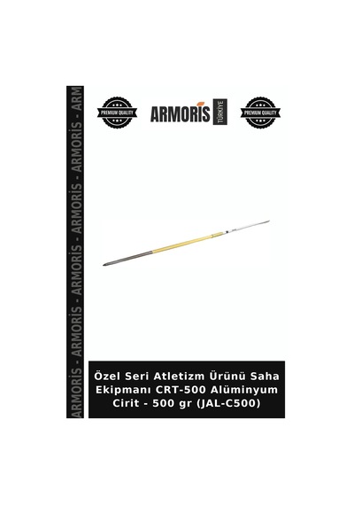 Özel Seri Atletizm Ürünü Saha Ekipmanı Crt-500 Alüminyum Cirit - 500 Gr Jal-c500 Metal