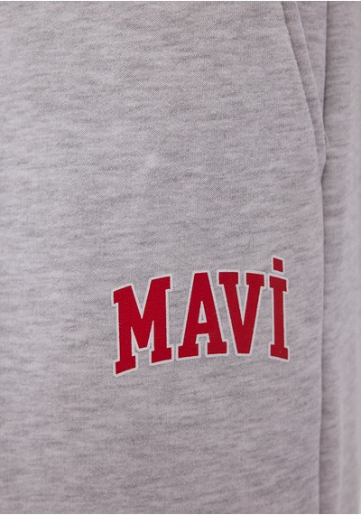 Mavi - Mavi Logo Baskılı Gri Eşofman Altı 0010207-85438 Gri