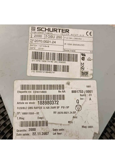2070.0021.24 3.15a 250v Smd Sigota Sigorta 3 Adet