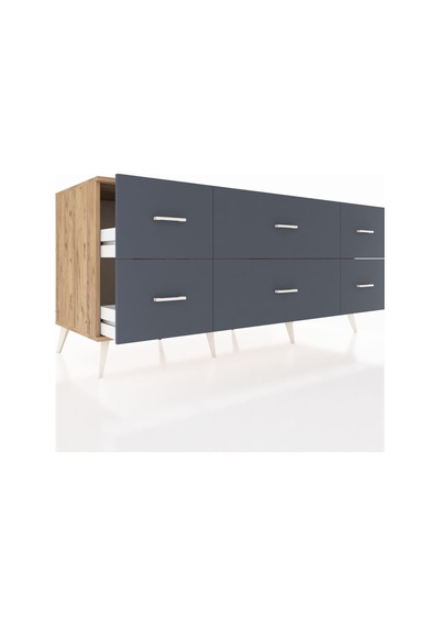Kronos Konsol 6 Çekmeceli 176x59x83 Çam-aytaşı/antrasit Aytaşı/antrasit Kronos Konsol 6 Çekmeceli 176x59x83 Çam-aytaşı/antrasit Aytaşı/antrasit